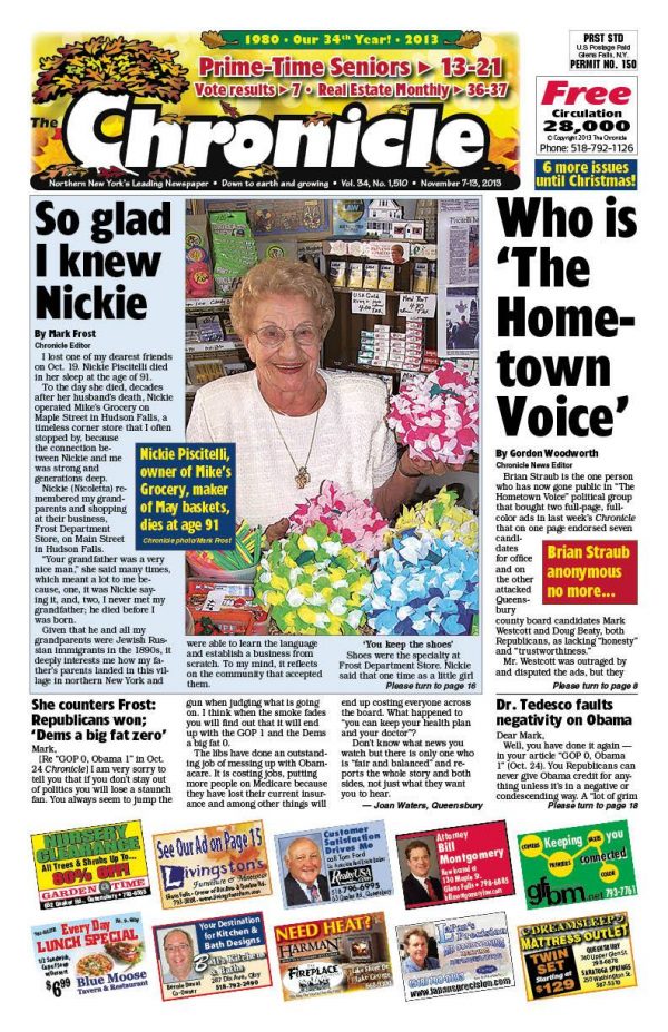 Obituary | Glens Falls Chronicle