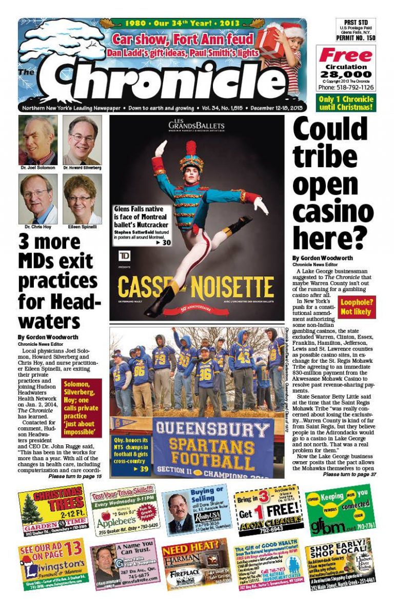 Our Dec 12 Issue Glens Falls Chronicle