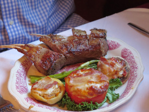 Chez Pierre’s Rack of Lamb