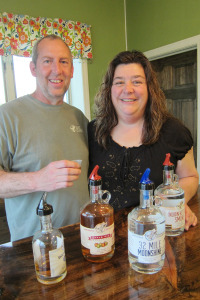 John and Robin McDougall opened Lake George Distilling Co. in September. 