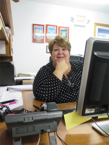 South Glens Falls native Lorrie Crannell joined Nationwide Lifts in Queensbury as a bookkeeper 10 years ago and is now the company Finance Manager and much more. Chronicle photo/Mark Frost