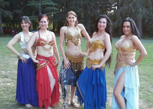 Kalila’s Jewels — “Kalila’s Jewels” professional belly dance troupe, with Lisa Bohannon, Kim Fitzpatrick, guest Charissa Edwards, Carrie Java and Becka Laufer. Photo provided