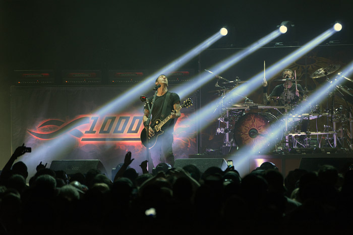 Godsmack lights up the Glens Falls Civic Center, last Wednesday. Chronicle photo by Andrzej Pilarczyk
