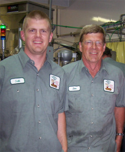 Seth McEachron, left, and his father, Don, in a 2010 photo. Seth’s great-great-grandfather Phillip started the family farm “up the valley” in Argyle in 1841, Don said. Chronicle 2010 file photo/Mark Frost