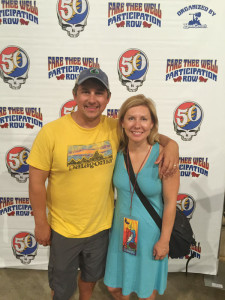 Matt and Nancy Fuller of Queensbury attended all three “Fare Thee Well” Grateful Dead shows in Chicago, July 3-5. 