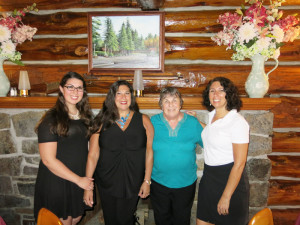 The Rios women of The Ridge Terrace — Madeline Rehm, 23, her mom Gina Rios Rehm, grandmother Norma Rios and Norma’s daughter-in-law Anita Rios.