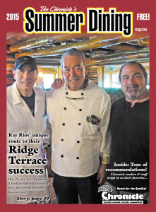 Ray, 76, and sons Raymond & Michael man the kitchen at the Lake George mainstay. Mark Frost photo