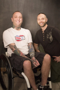 Dylan McDonnell and Shane Borza — Both are from Glens Falls. Shane is making a documentary about Dylan.