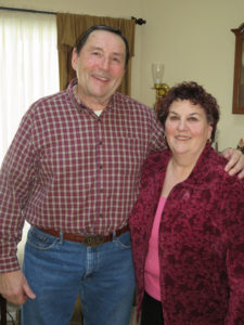 Lionel & Mary Ellen Lemery, married 50 years this Labor Day. She was a girl from Long Island, he a guy from Glens Falls. They met when she and her friend Gerrie came to spend a week at Hidden Valley Dude Ranch. Chronicle photo/Mark Frost