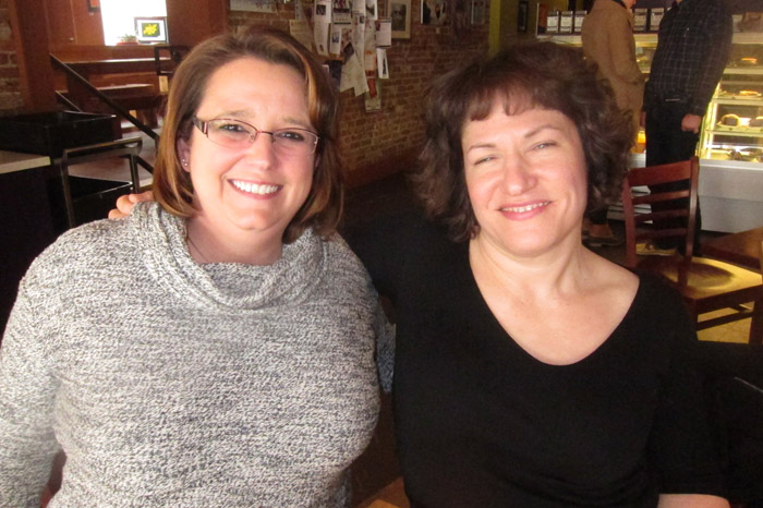 Erica Fenton (left) and Joy Kaczmarek, both of Glens Falls, have successfully fought mental illness. They will share their stories in a theatrical event at the Wood Theater on May 28 that aims to “put a face” on mental illness and destigmatize those who suffer from it and their families.