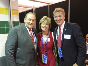 Rich and Beth Schermerhorn with former Arkansas Governor Mike Huckabee. Photos provided at Chronicle request