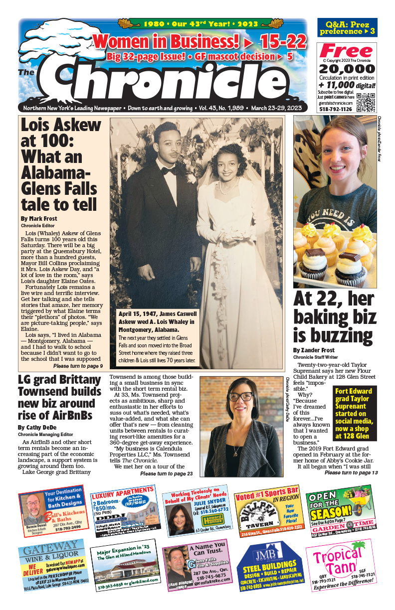 Our November 15 issue  Glens Falls Chronicle